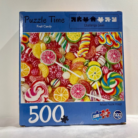 🧩 TCG Fruit Candy 500 Piece Jigsaw Puzzle – New & Sealed - Picture 2 of 3